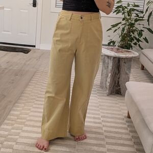 OhSevenDays Wide Leg Yellow Pants